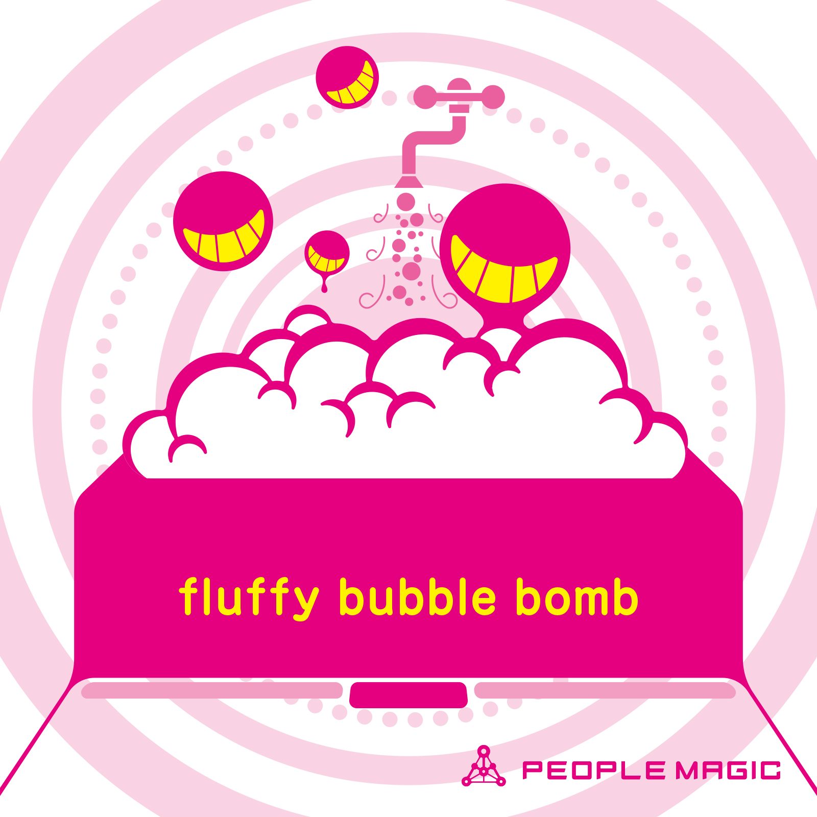 fluffy bubble bomb